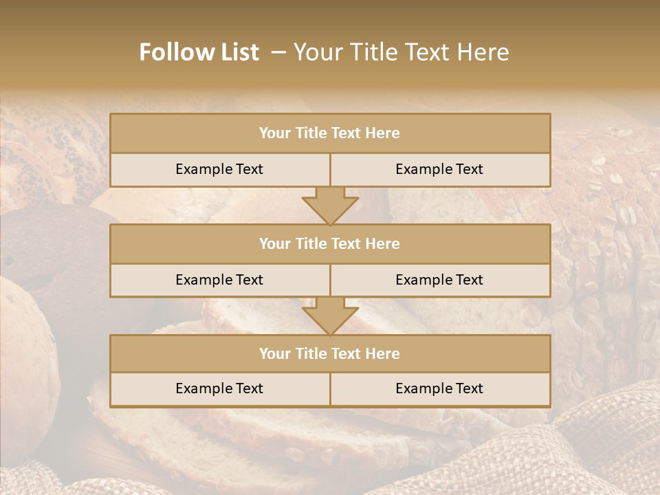 Natural Sliced Bread Wholesome PowerPoint Template