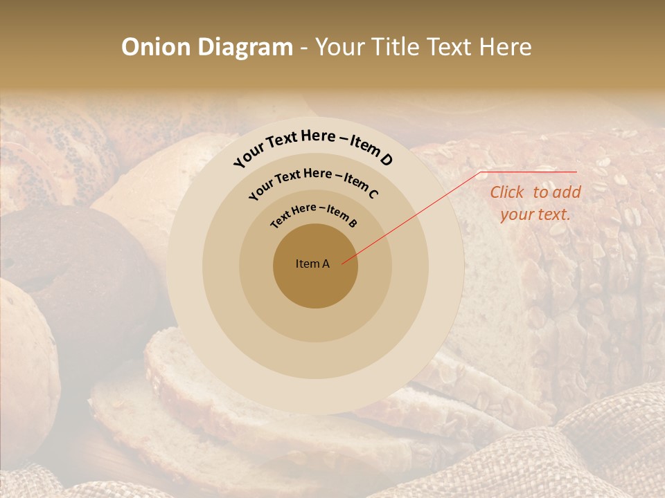 Natural Sliced Bread Wholesome PowerPoint Template