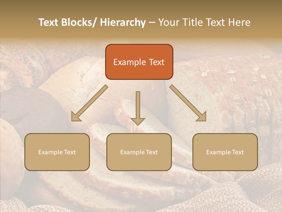 Natural Sliced Bread Wholesome PowerPoint Template