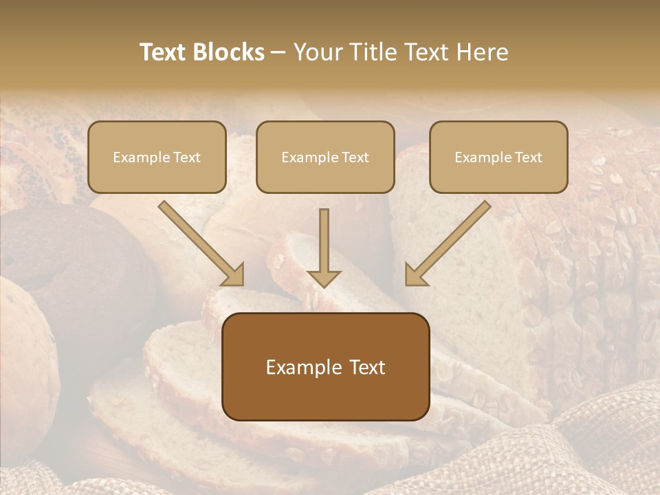 Natural Sliced Bread Wholesome PowerPoint Template