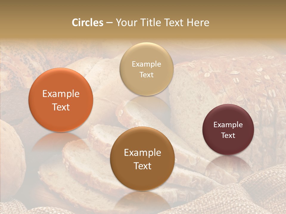 Natural Sliced Bread Wholesome PowerPoint Template