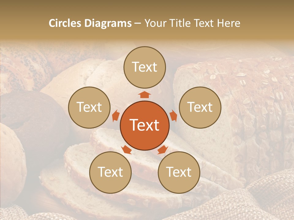 Natural Sliced Bread Wholesome PowerPoint Template