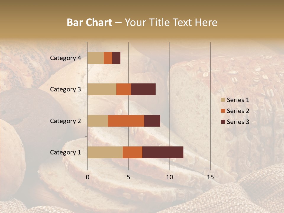 Natural Sliced Bread Wholesome PowerPoint Template