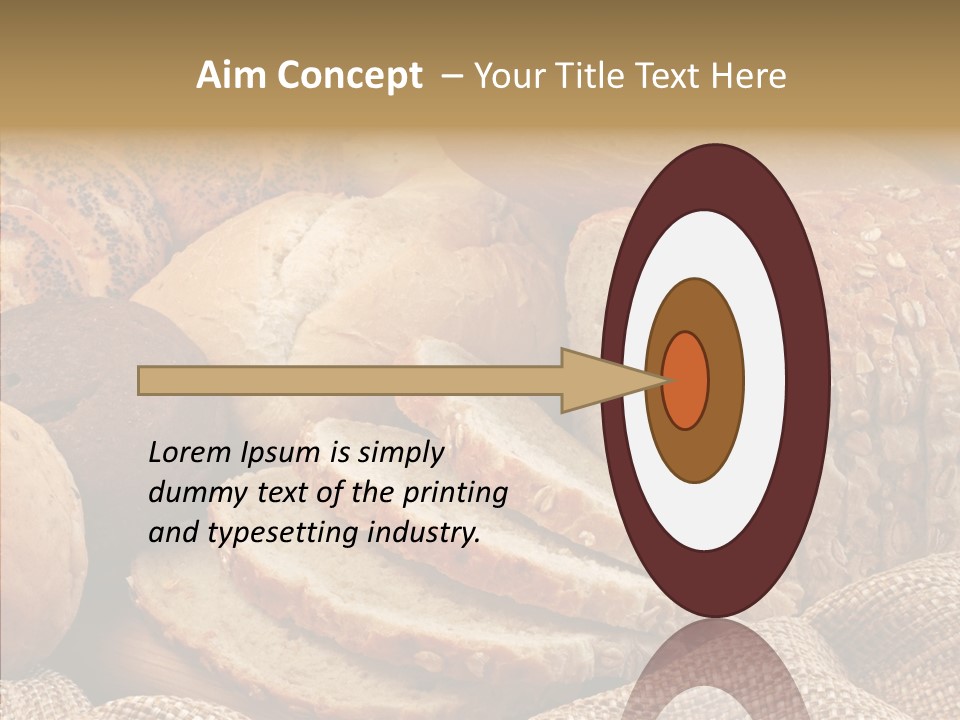 Natural Sliced Bread Wholesome PowerPoint Template