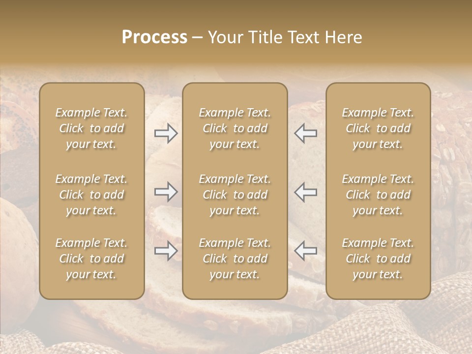 Natural Sliced Bread Wholesome PowerPoint Template