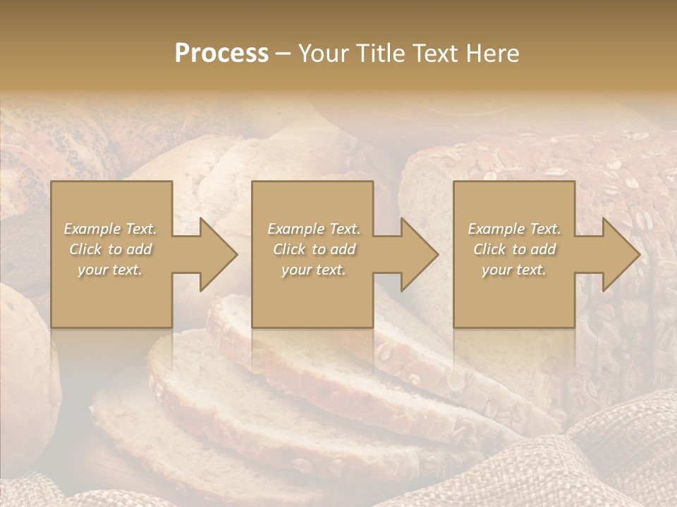Natural Sliced Bread Wholesome PowerPoint Template