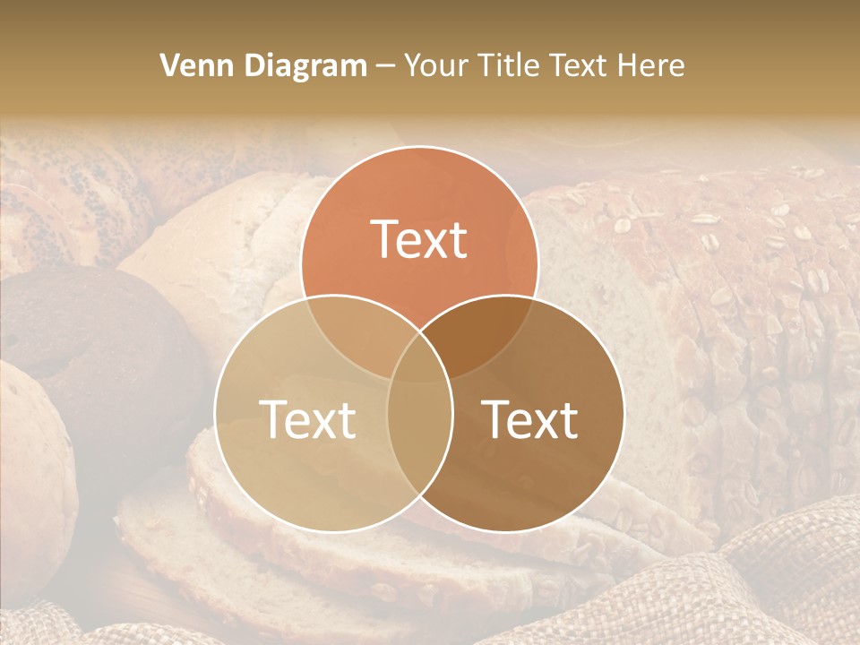 Natural Sliced Bread Wholesome PowerPoint Template