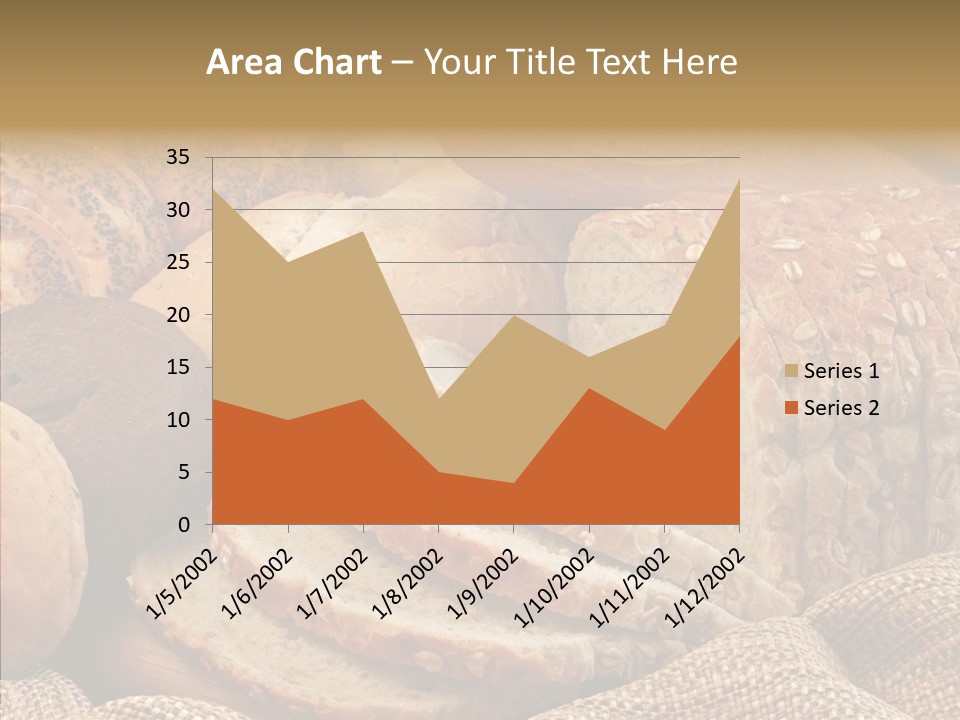 Natural Sliced Bread Wholesome PowerPoint Template