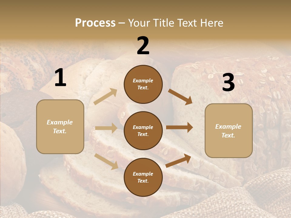 Natural Sliced Bread Wholesome PowerPoint Template