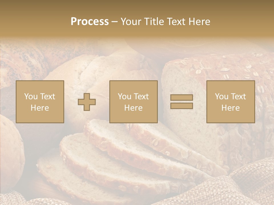 Natural Sliced Bread Wholesome PowerPoint Template