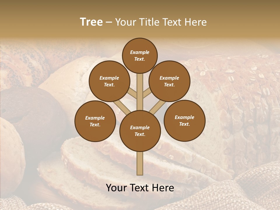 Natural Sliced Bread Wholesome PowerPoint Template