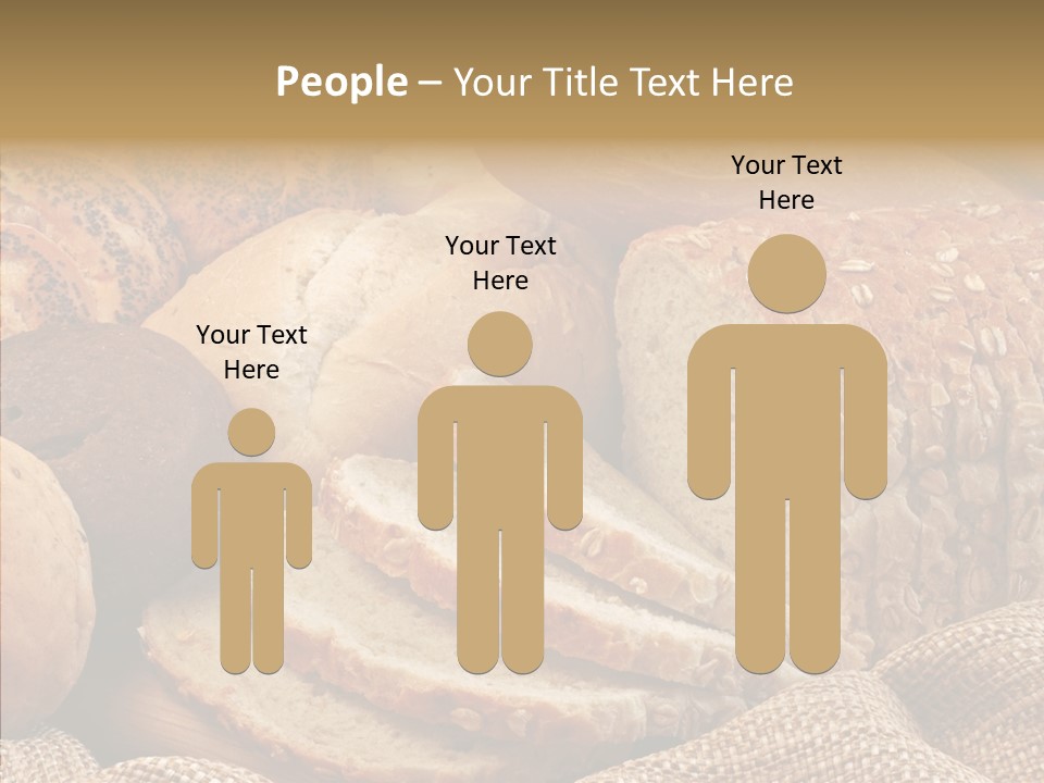 Natural Sliced Bread Wholesome PowerPoint Template