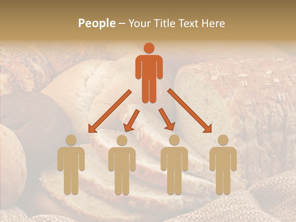 Natural Sliced Bread Wholesome PowerPoint Template