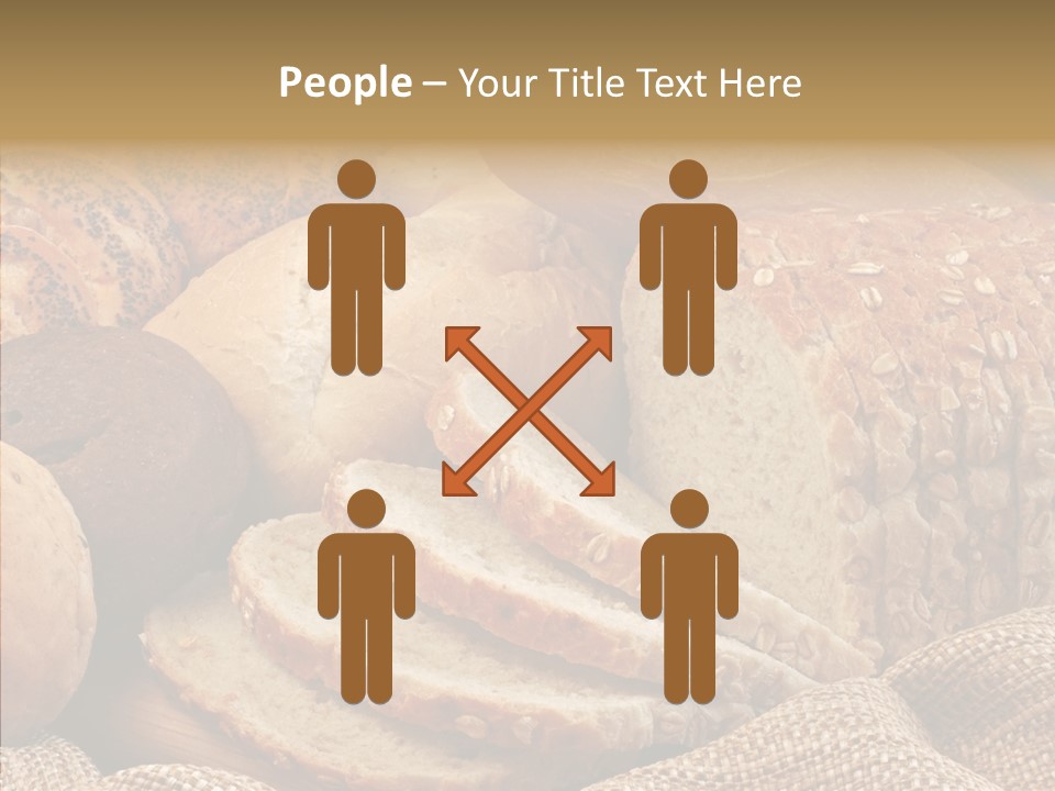 Natural Sliced Bread Wholesome PowerPoint Template