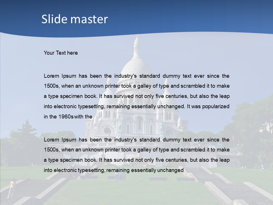 Worship Temple Sights PowerPoint Template