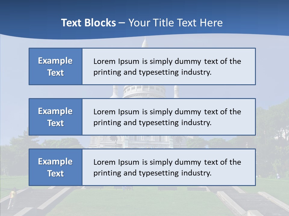 Worship Temple Sights PowerPoint Template