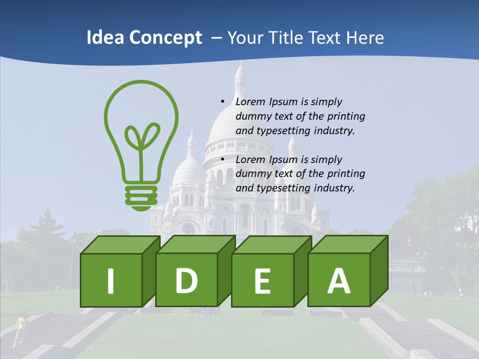 Worship Temple Sights PowerPoint Template