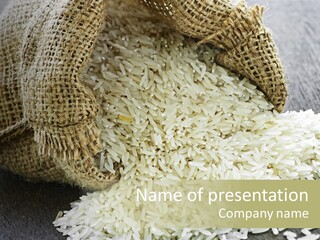 White Jute Chinese PowerPoint Template