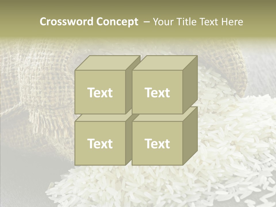 White Jute Chinese PowerPoint Template