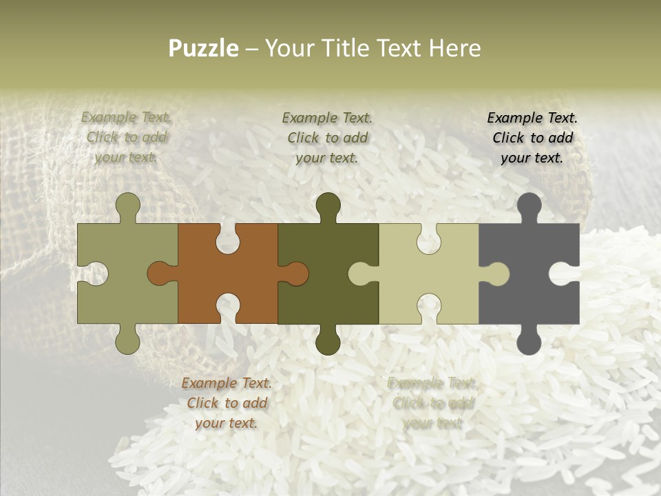 White Jute Chinese PowerPoint Template