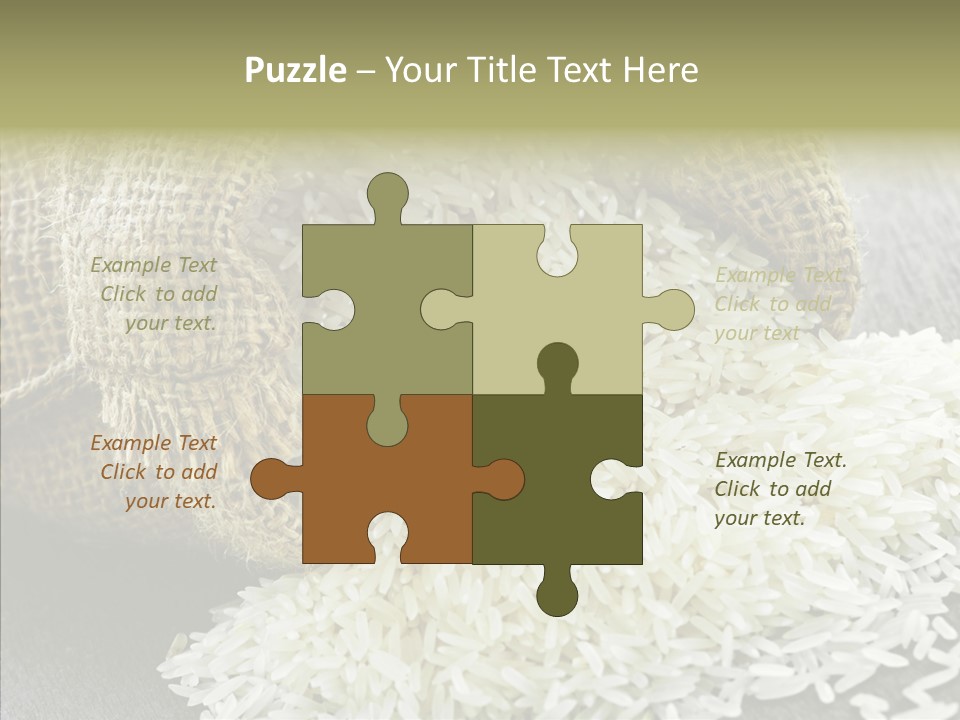 White Jute Chinese PowerPoint Template