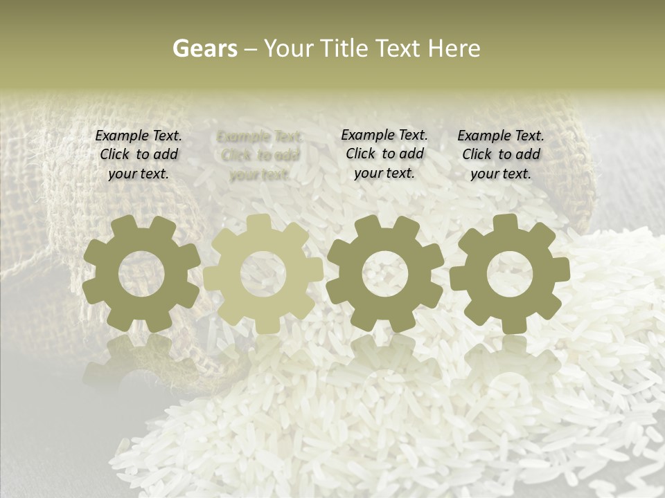 White Jute Chinese PowerPoint Template