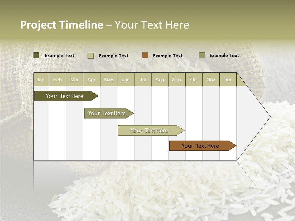 White Jute Chinese PowerPoint Template