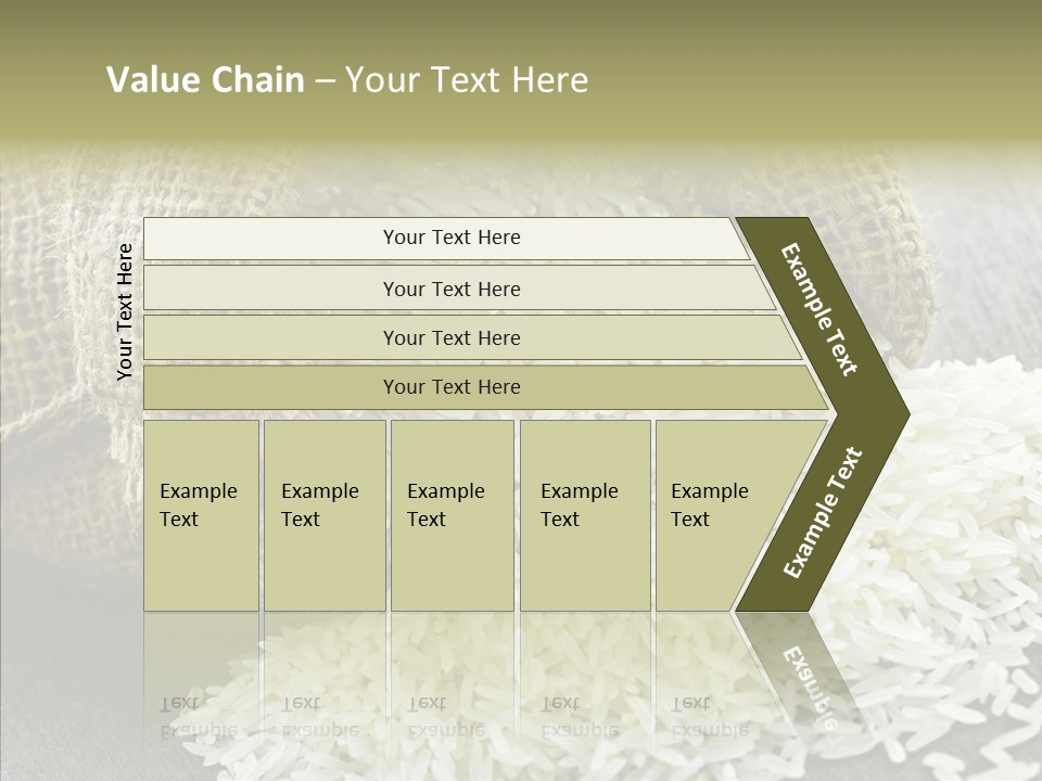 White Jute Chinese PowerPoint Template