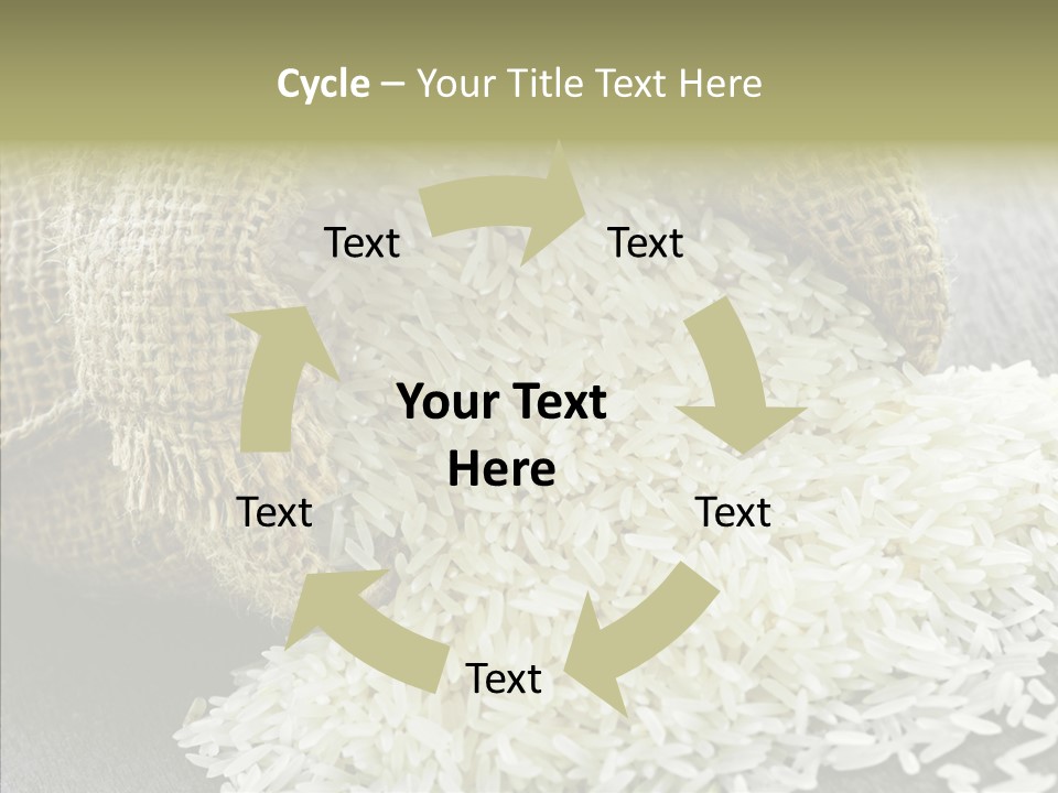 White Jute Chinese PowerPoint Template