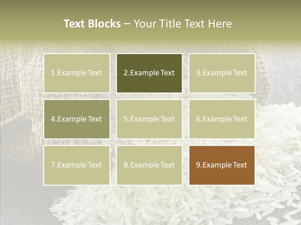 White Jute Chinese PowerPoint Template