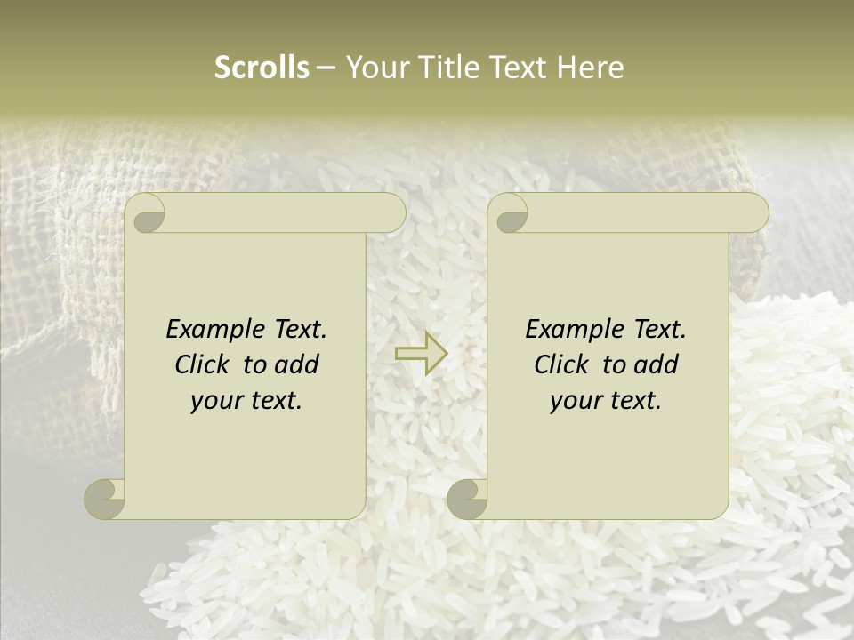 White Jute Chinese PowerPoint Template