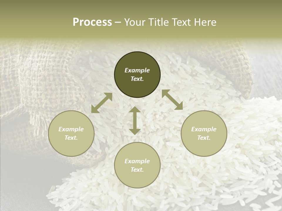 White Jute Chinese PowerPoint Template
