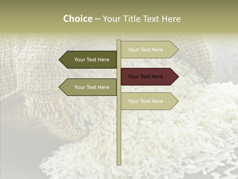 White Jute Chinese PowerPoint Template