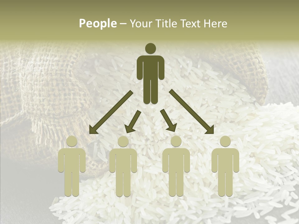 White Jute Chinese PowerPoint Template
