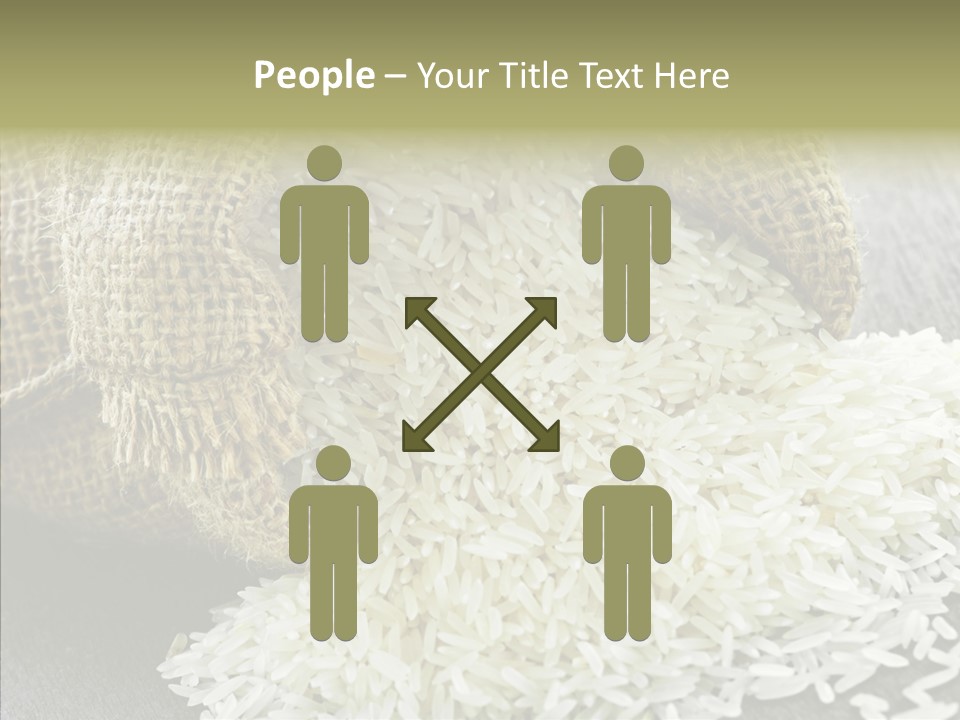 White Jute Chinese PowerPoint Template