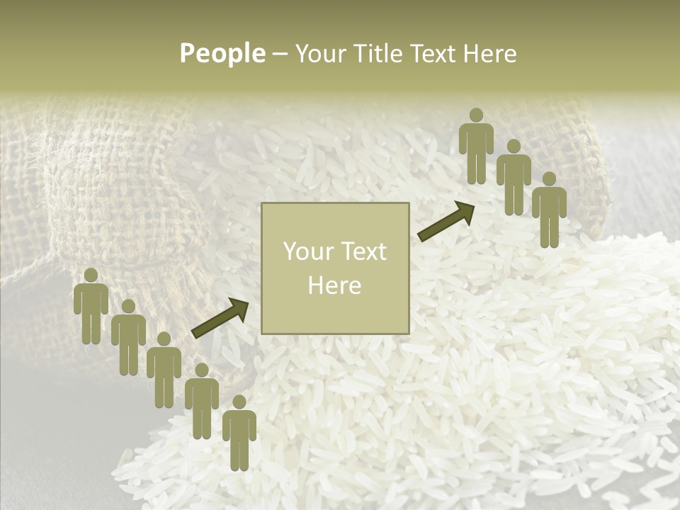 White Jute Chinese PowerPoint Template