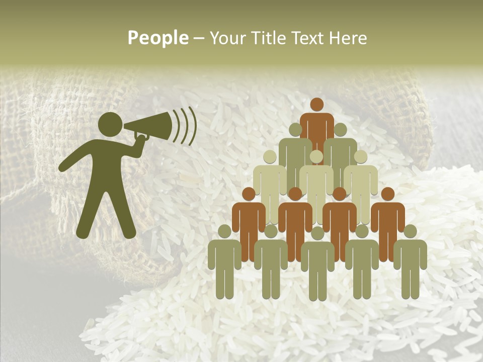 White Jute Chinese PowerPoint Template