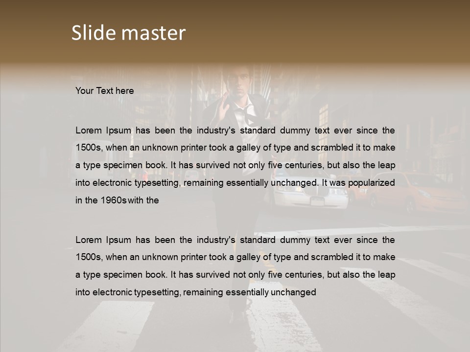 Beauty Career Outdoor PowerPoint Template