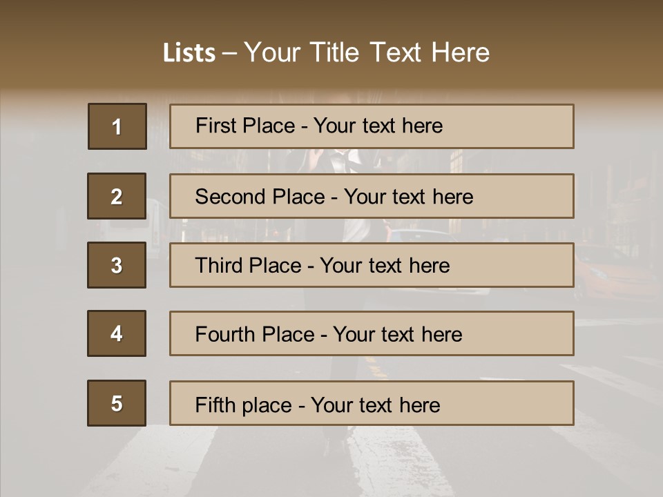 Beauty Career Outdoor PowerPoint Template