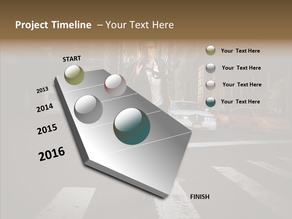 Beauty Career Outdoor PowerPoint Template