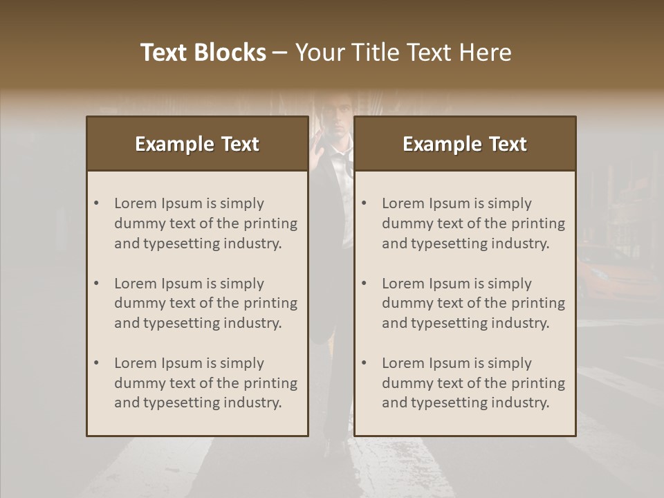 Beauty Career Outdoor PowerPoint Template