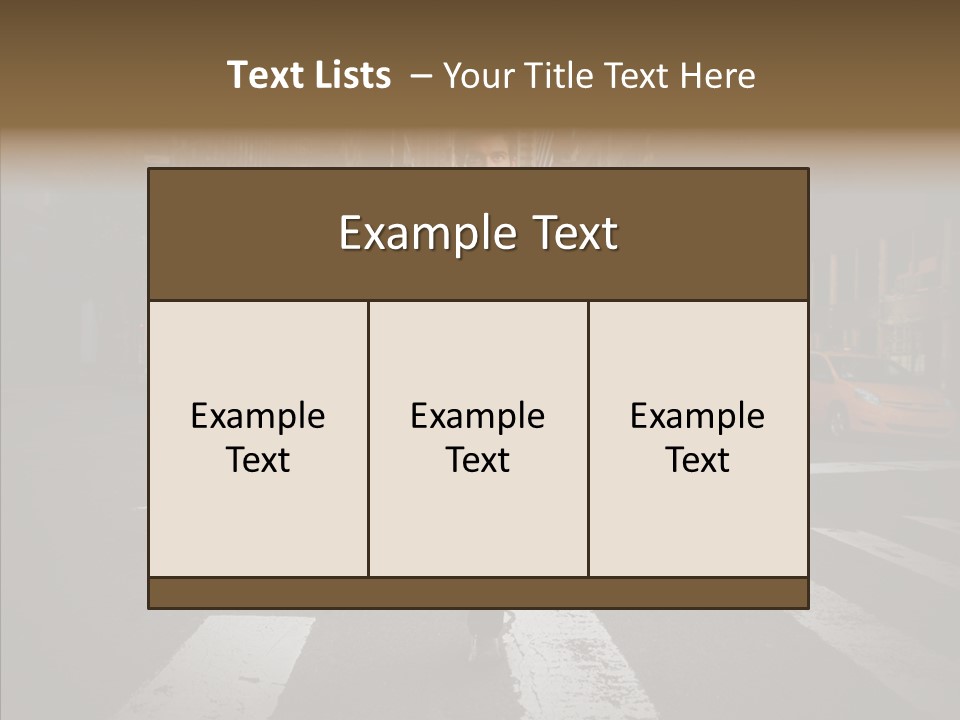 Beauty Career Outdoor PowerPoint Template