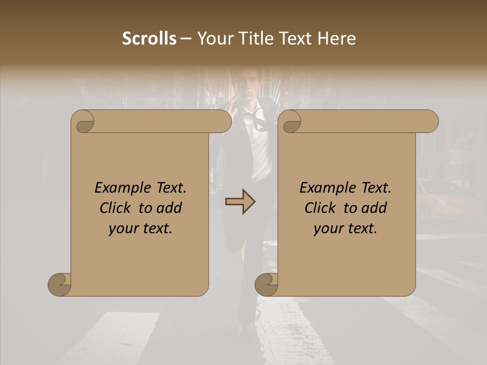 Beauty Career Outdoor PowerPoint Template
