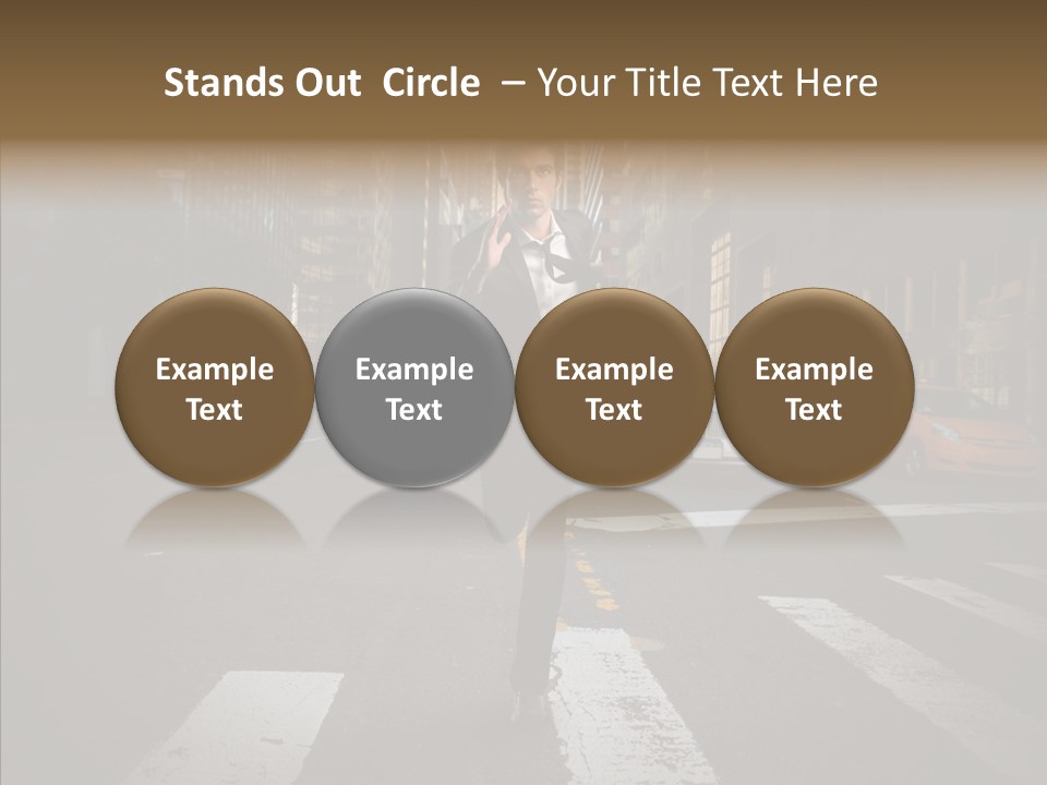 Beauty Career Outdoor PowerPoint Template