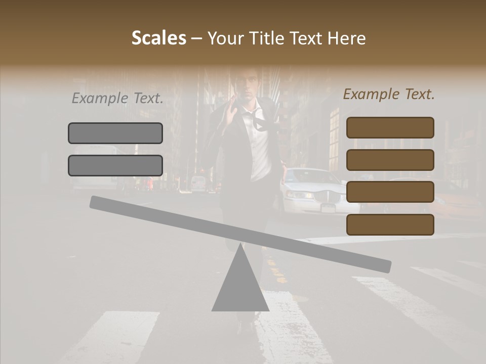 Beauty Career Outdoor PowerPoint Template