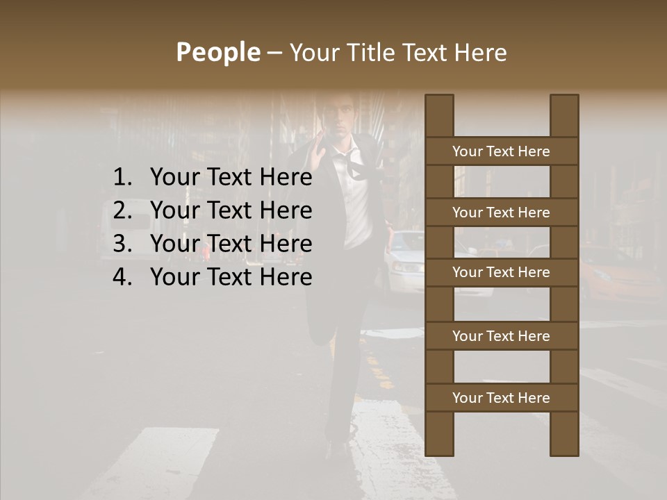 Beauty Career Outdoor PowerPoint Template
