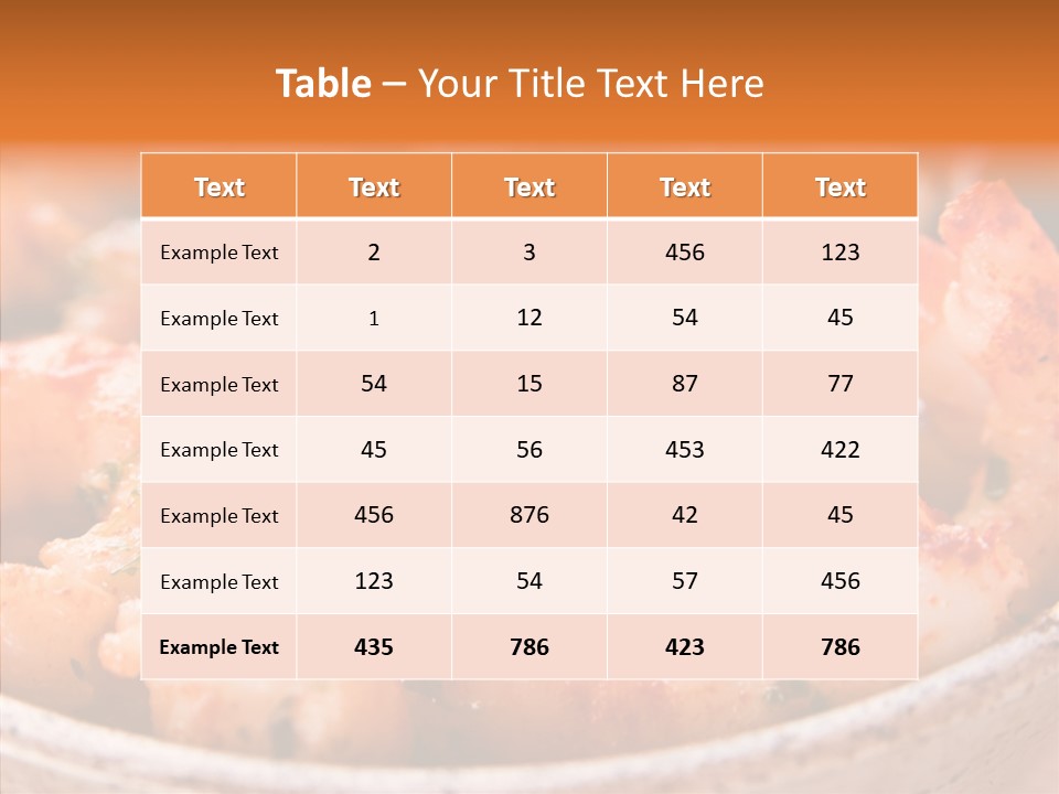 Meal Sea Food Starter PowerPoint Template