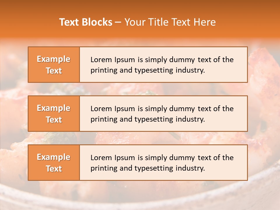 Meal Sea Food Starter PowerPoint Template