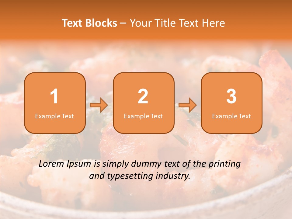 Meal Sea Food Starter PowerPoint Template