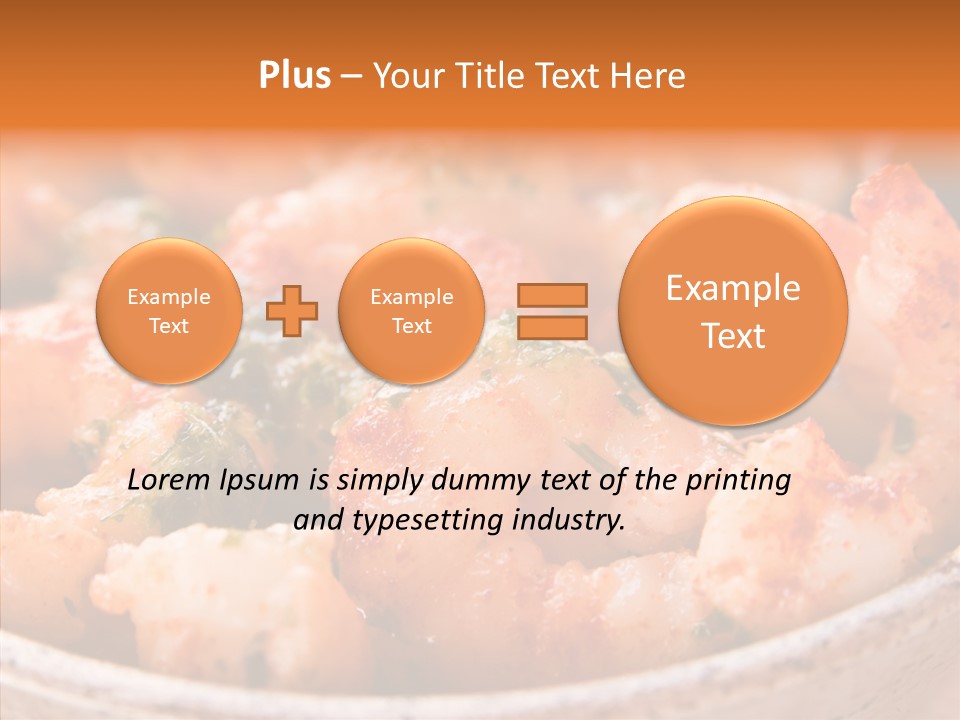 Meal Sea Food Starter PowerPoint Template